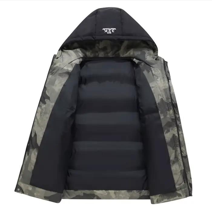 Veste d'hiver rembourrée en coton pour hommes