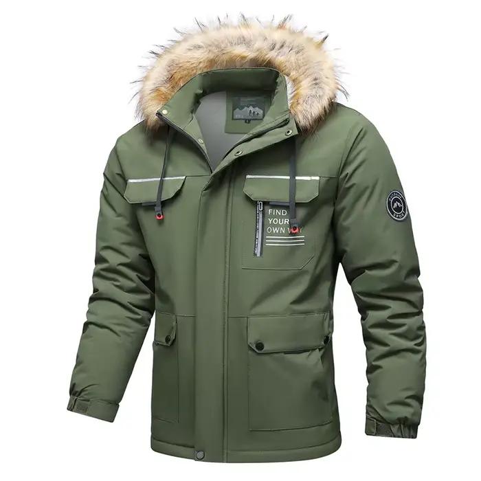 Veste de randonnée SoftShell imperméable en peluche chaude pour l'extérieur