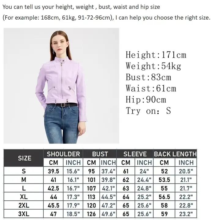 Veste en Similicuir Femme 2026 Nouvelle Collection Printemps Automne Manteau