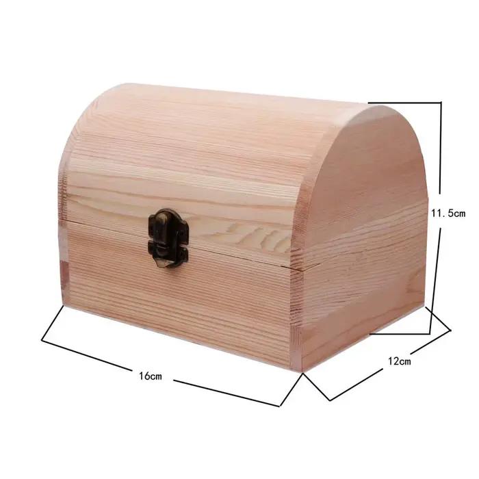 Boîtes boîte en bois boîte en bois nouveaux accessoires utilitaires souvenir plaine petit/grand décorer bijoux pin mariage