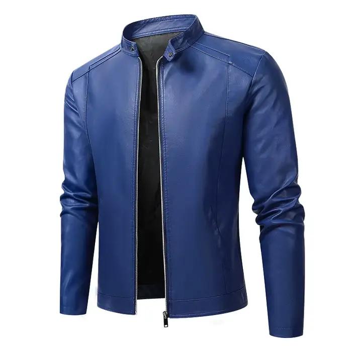 Veste en cuir pour homme