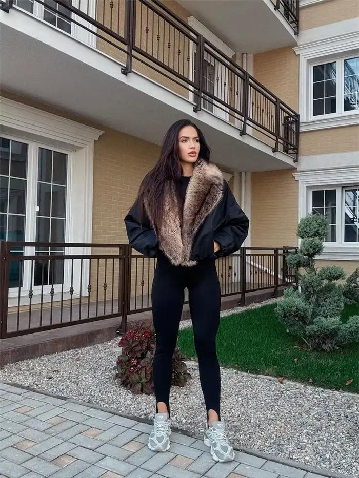 Manteau de fourrure femme Vintage