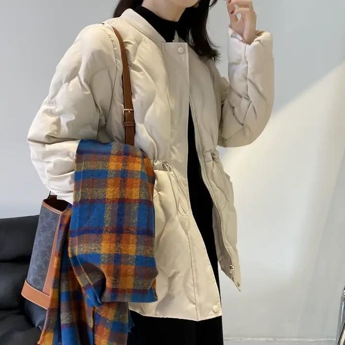Veste d'hiver en duvet de coton pour femme