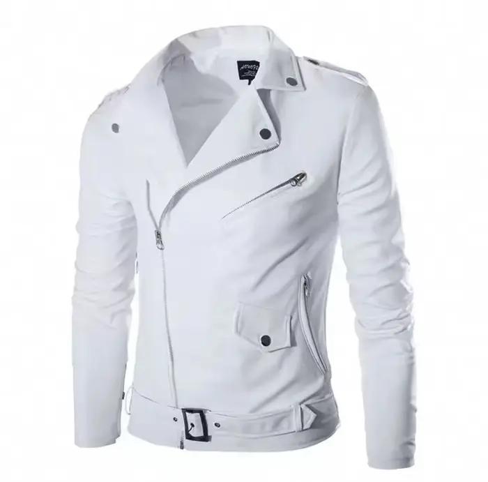 Veste en cuir pour homme