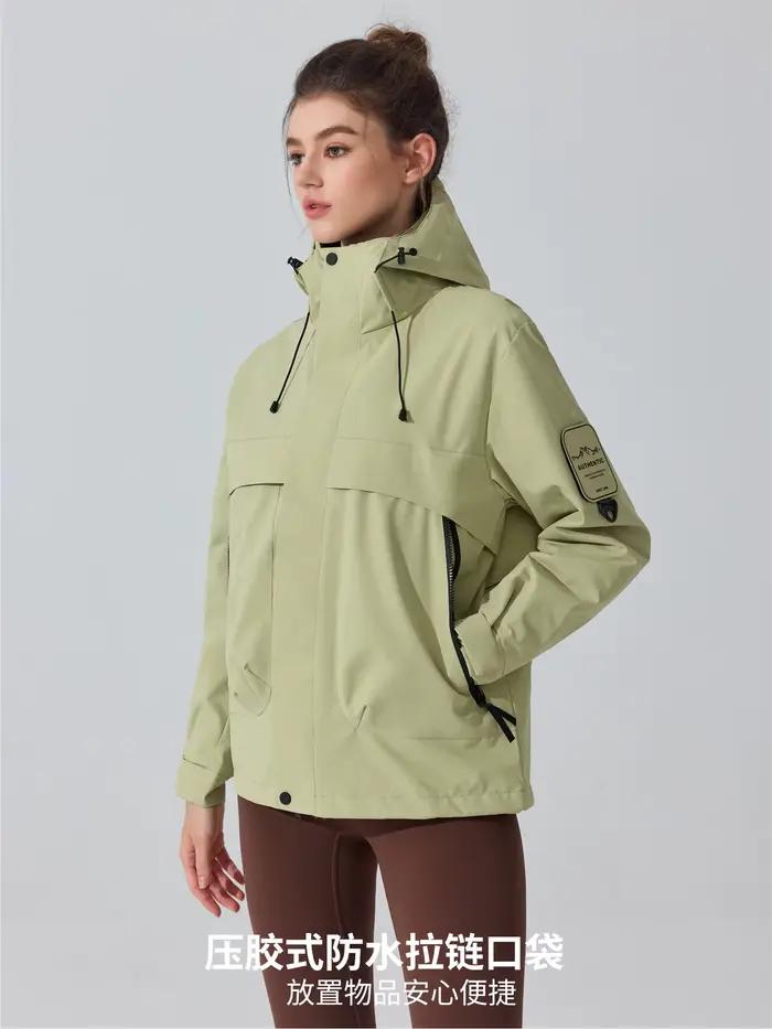 Veste imperméable hommes femmes Ski en plein air coupe-vent thermique polaire intérieur