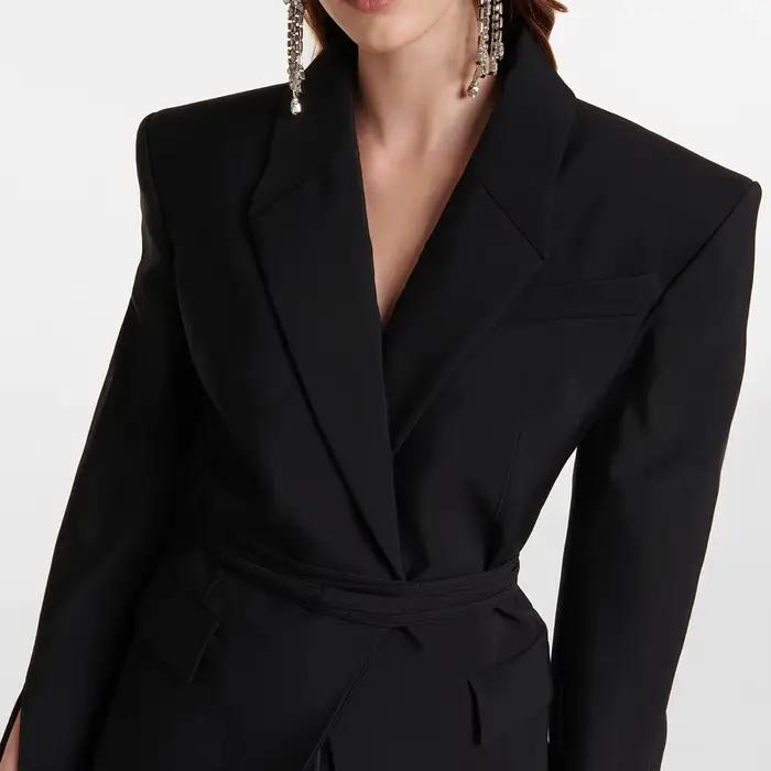 Costumes Blazer pour femmes, veste, manteaux pour femmes, mode 2025, nouvelle Collection Eam, vêtements d'hiver chic et élégant, costume dos nu Traf