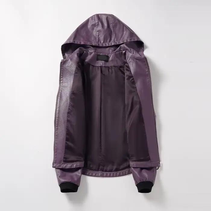 Haining – veste de motard courte pour femme