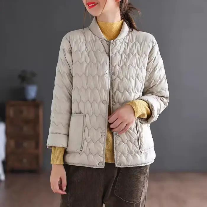 Parka en coton fin et léger pour femme