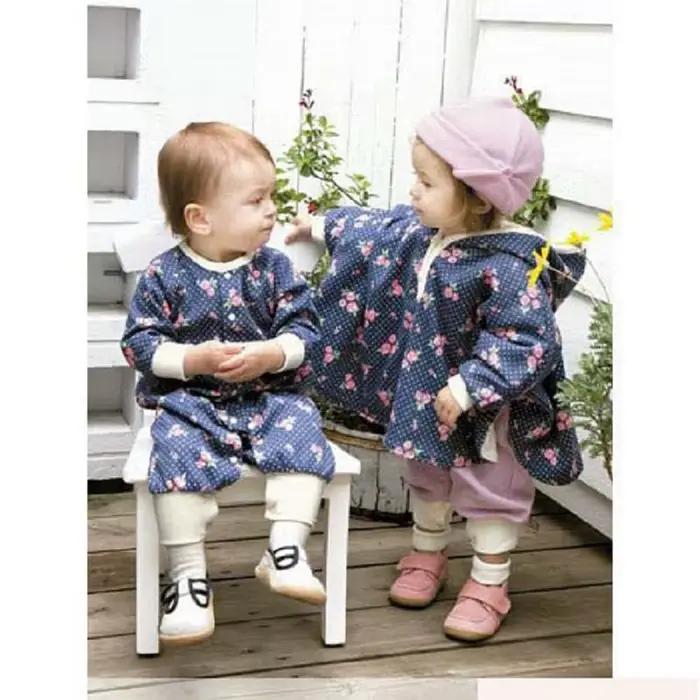 Poncho réversible pour nouveau-né, vêtements d'hiver pour bébé garçon, manteau pour bébé, robe à capuche, veste Bebe Everak, tenues de combinaison