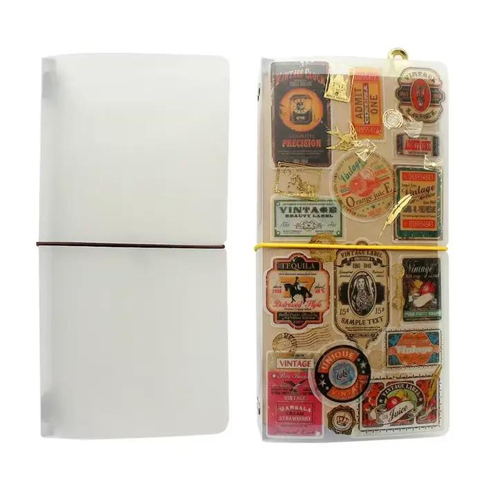 Fromthenon PVC voyageurs cahier remplissage papier dossier Transparent fichier stockage livre japonais papeterie bureau et fournitures scolaires