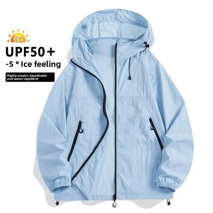 Veste à capuche Ultra-mince, respirante, coupe-vent, imperméable, série montagne en plein air, combinaison de course, vêtements de sport légers