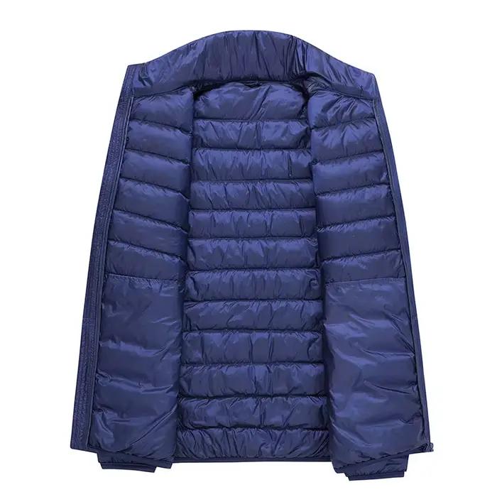 Doudoune coupe-vent imperm\u00e9able homme 90% duvet de canard blanc pour printemps automne hiver toutes saisons occasions quotidiennes vestes décontractées