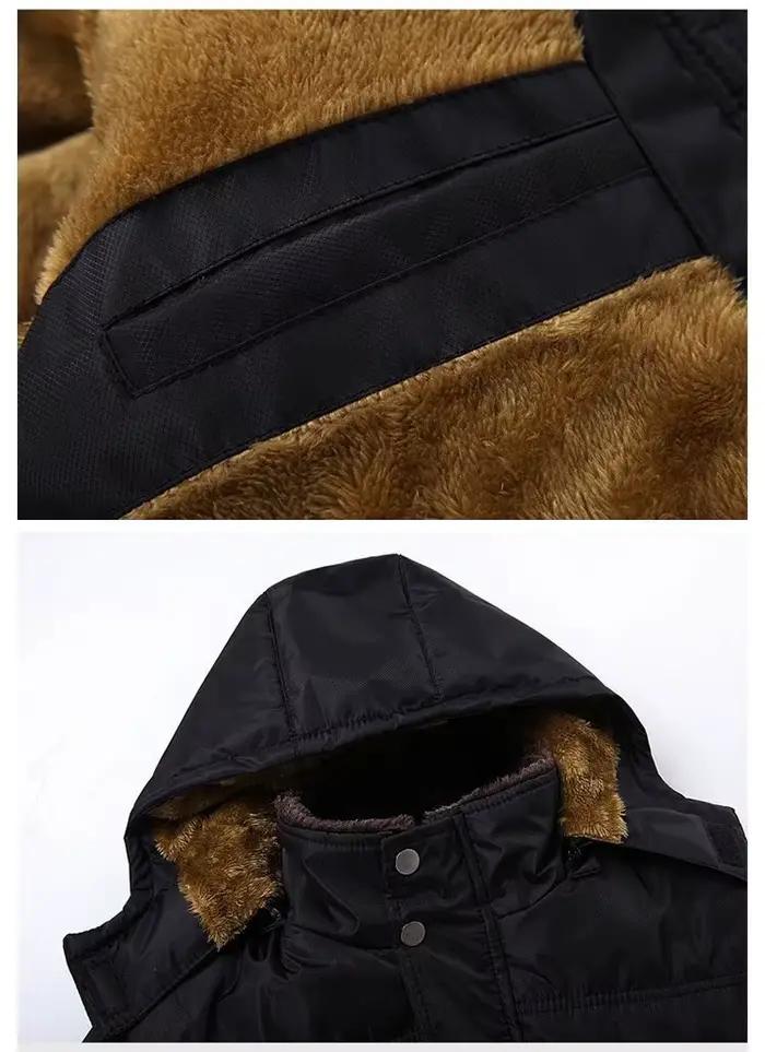 Hommes mode coupe-vent Parka pardessus Streetwear automne hiver manteau