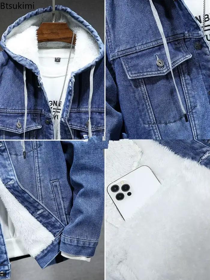 Vestes d'hiver plus épaisses pour hommes