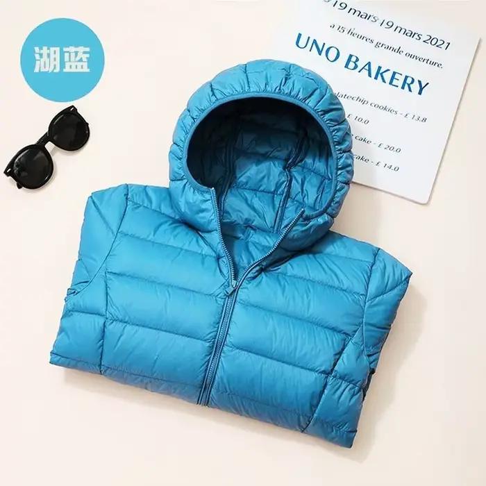 Doudoune Courte Femme Printemps Automne Hiver 2026 Nouvelle Collection Grande Taille en Coton avec Capuche Veste d'extérieur Parka