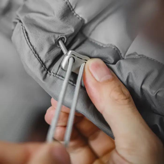 Maden Vintage N-3B Parka grise pour hommes boutons à bascule manteau court à capuche veste rembourrée thermique lourde pour l'automne hiver