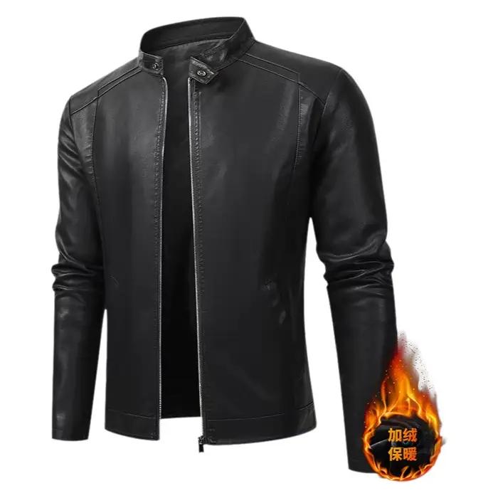 Veste en cuir pour homme