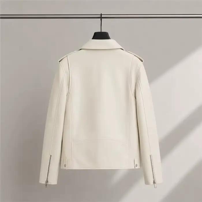 Veste en similicuir pour homme, nouvelle collection automne-hiver, style décontracté, fermeture éclair, manches longues, haute qualité, vêtement d'extérieur pour motard 2026