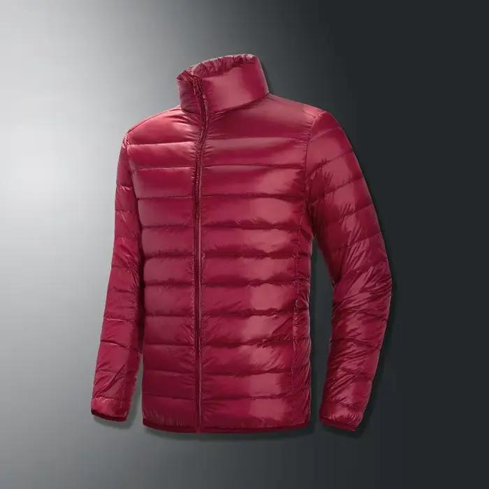 Automne et hiver ultra léger hommes doudoune d'oie blanche
