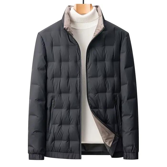 Doudoune Légère 2024 Duvet de Canard Blanc pour Homme, Chaude et Froide, Décontractée, Courte, à la Mode, Nouvelle Collection Automne 85%