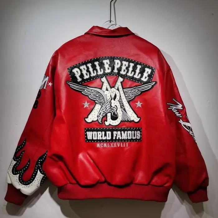 Veste d'automne et d'hiver au design cool vintage américain