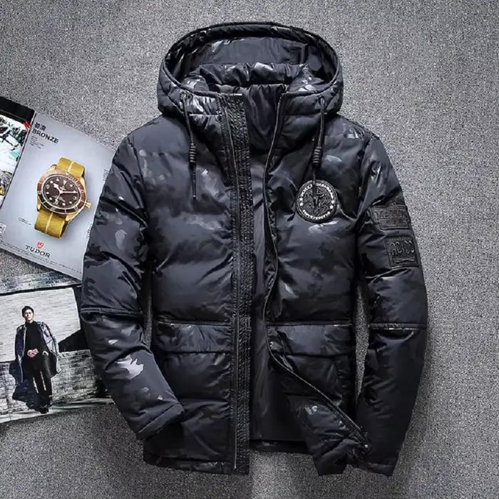 Vestes en duvet de canard blanc pour hommes