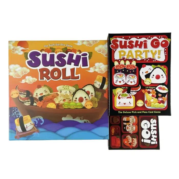 Jeu de cartes Sushi Go - Sushi Go Party! Le jeu de cartes Pick&Pass, cartes amusantes en famille, parfait pour les fêtes et le jeu de société à domicile