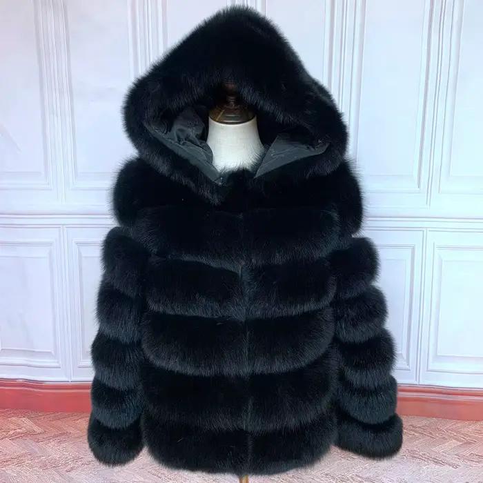 Manteau de fourrure femmes manteaux d'hiver pardessus femme vestes