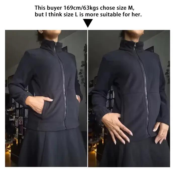 Veste polaire pour femmes rose rouge violet noir trv lwgo veste de randonnée de ski de camping de trekking thermique antistatique polyesters confortable et résistante