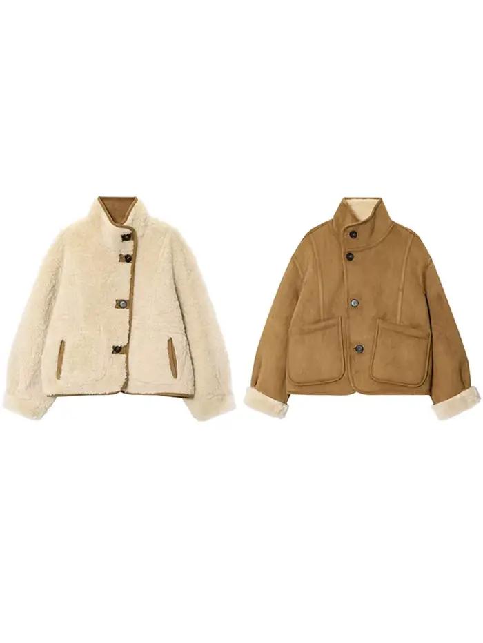 Veste Double face décontractée pour femme