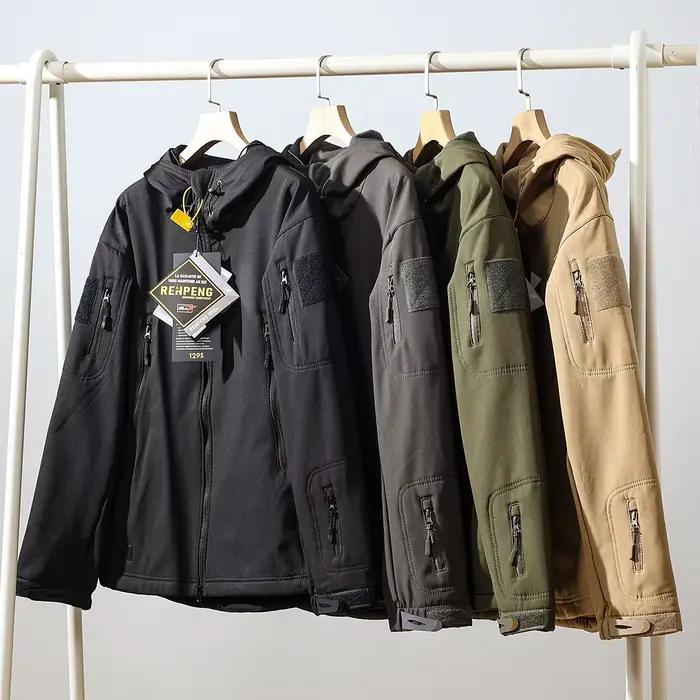 ARC nouvelle veste tempête Sports de plein air Camping alpinisme mode hommes Plus cachemire coupe-vent imperméable
