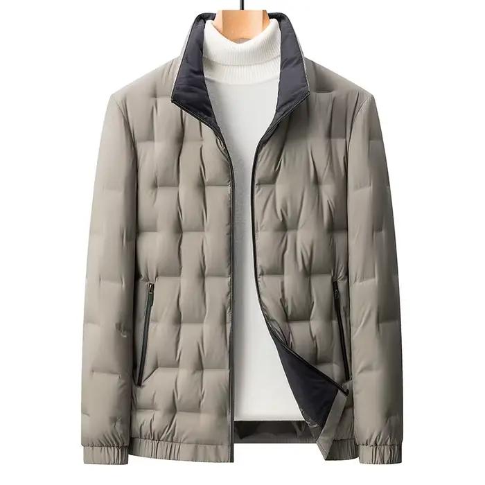 Doudoune Légère 2024 Duvet de Canard Blanc pour Homme, Chaude et Froide, Décontractée, Courte, à la Mode, Nouvelle Collection Automne 85%