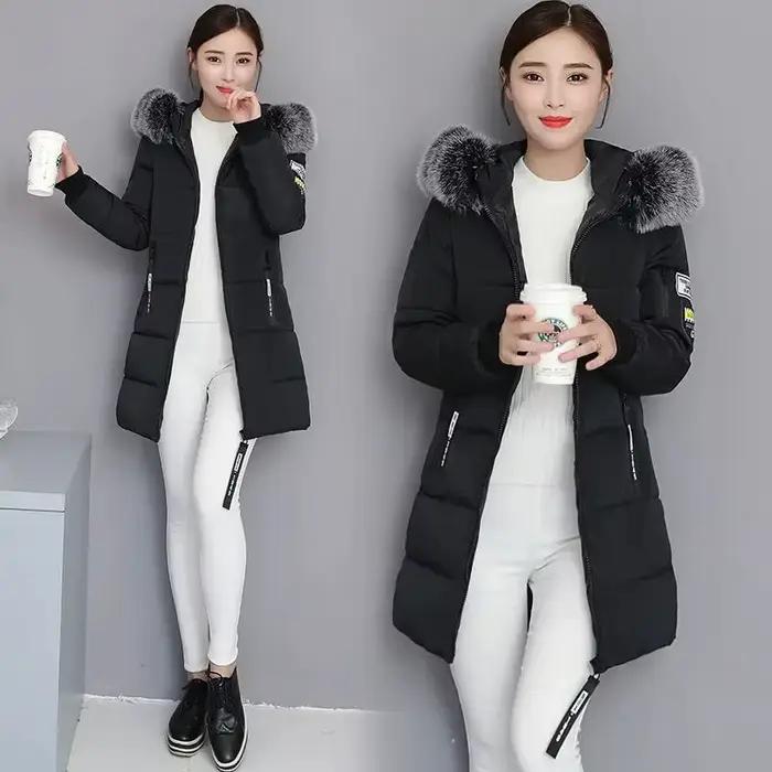 Parka à capuche pour femme