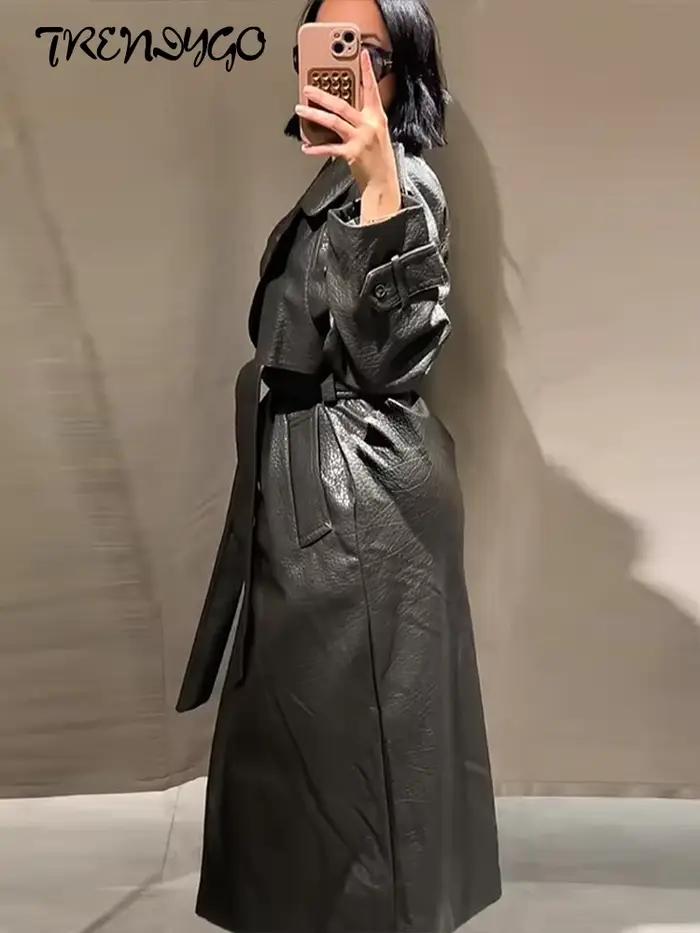 Veste en Faux cuir pour femme