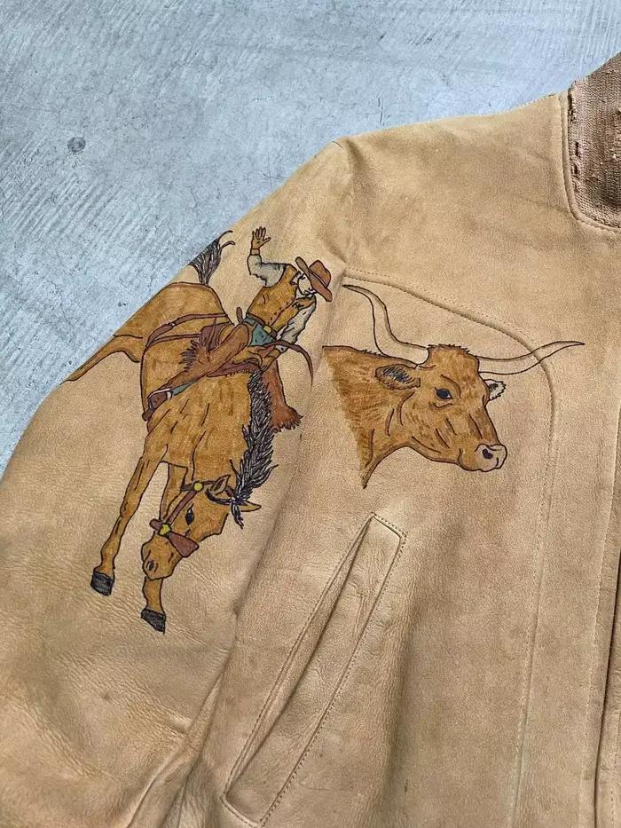 Veste de cowboy vintage pour homme