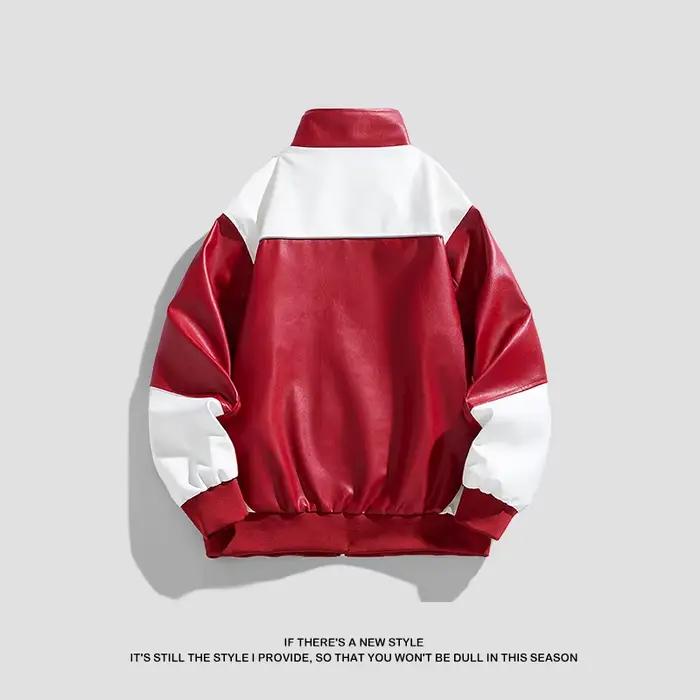 Veste de Baseball à Col Roulé pour Homme