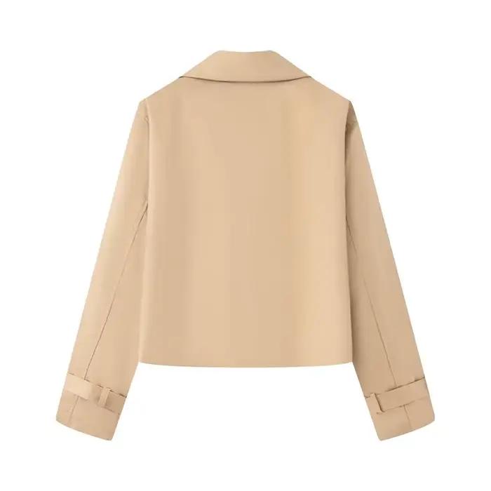 Trench-coat court pour femme