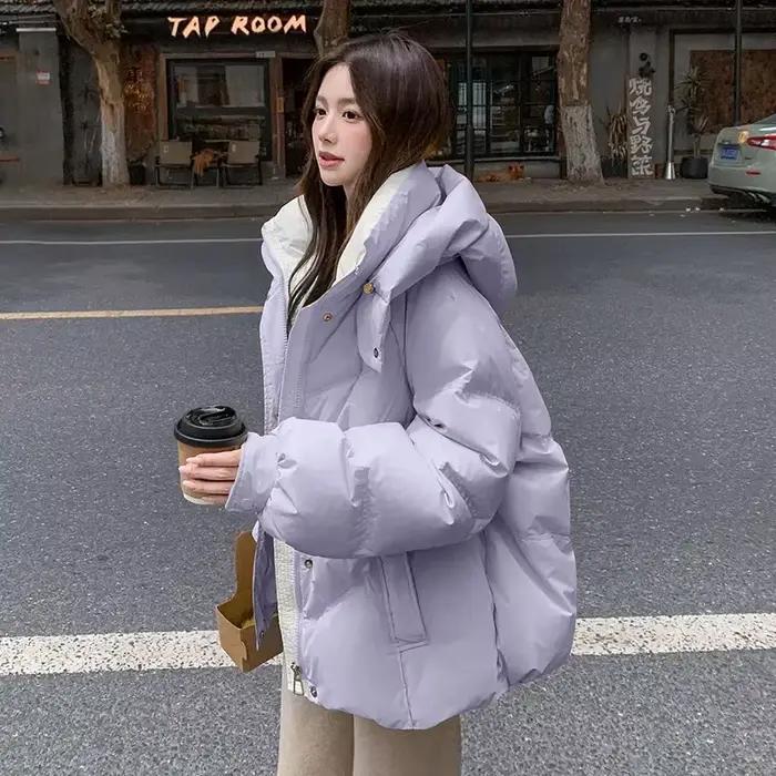 Parka d'hiver à capuche pour femme