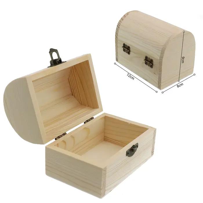 Boîtes boîte en bois boîte en bois nouveaux accessoires utilitaires souvenir plaine petit/grand décorer bijoux pin mariage