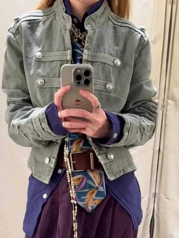 Veste pour homme, style vintage