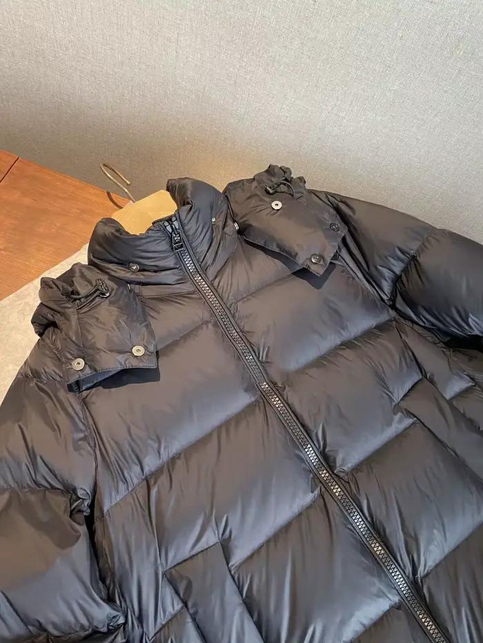 Veste d'hiver décontractée en duvet d'oie à capuche avec silhouette de couleur unie pour femme avec doudoune