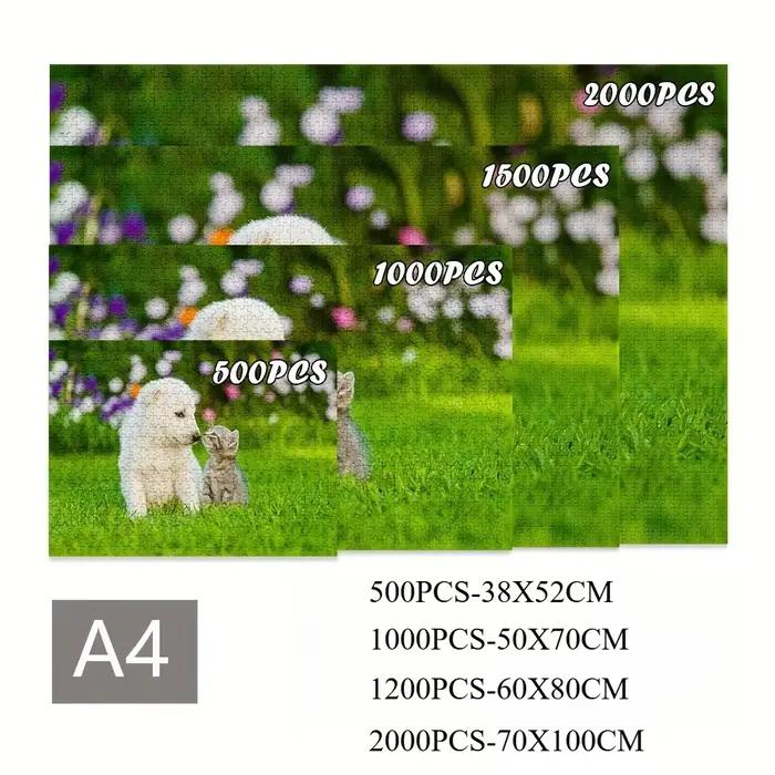 Puzzle de carte des parcs nationaux pour adultes, 500/1000/1200/2000 pièces, jouets de divertissement anti-stress, puzzles en papier, cadeaux de Noël