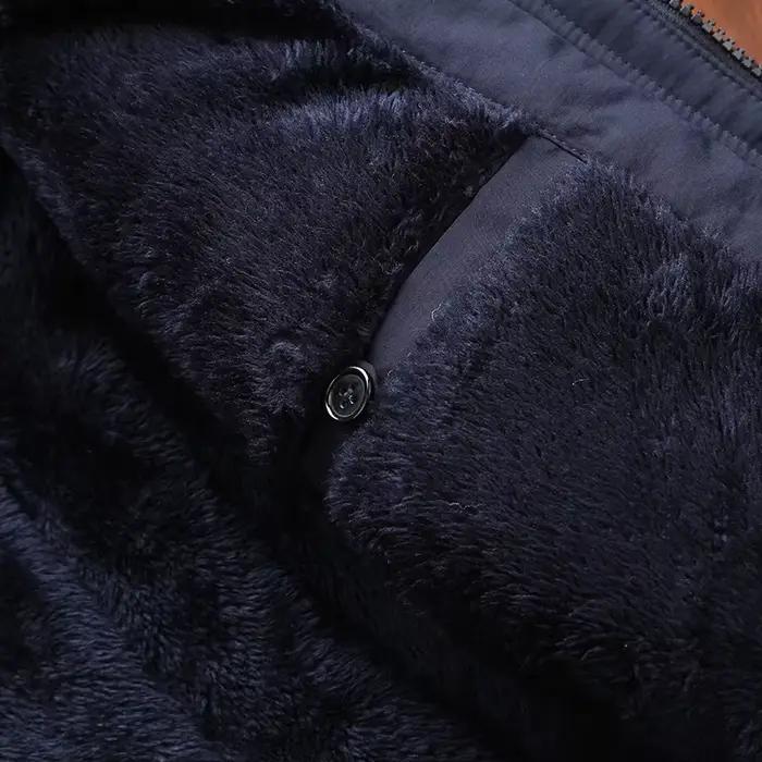 Militaire épais chaud à capuche coupe-vent hommes veste d'hiver doublure polaire extérieur Parka manteau vêtements d'extérieur grande taille 6XL multi-poches