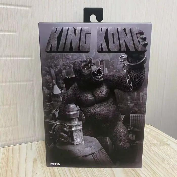 Figurine articulée en PVC King Kong original avec avion, jouets modèles 16 cm