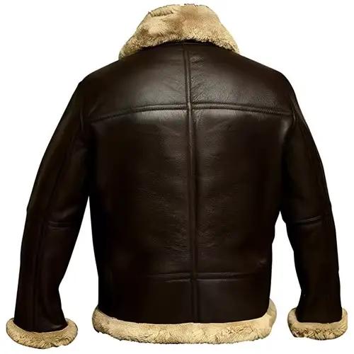 Hommes veste en cuir surdimensionné chaud hiver confort haute qualité