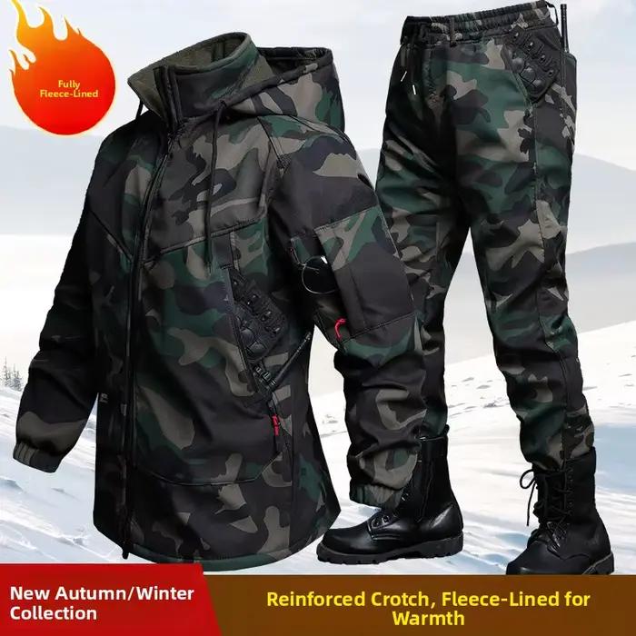 Veste de travail épaisse en polaire imperméable coupe-vent chaude anti-déchirure Vêtements d'extérieur unisexe Tissu en polyester tendance