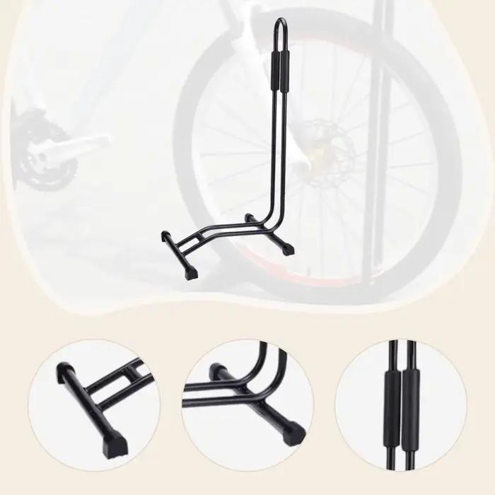 Support de sol pour vélo, accessoires de cyclisme, support de stationnement en acier, support de roue, support de vélo pour la maison, intérieur, extérieur, garage