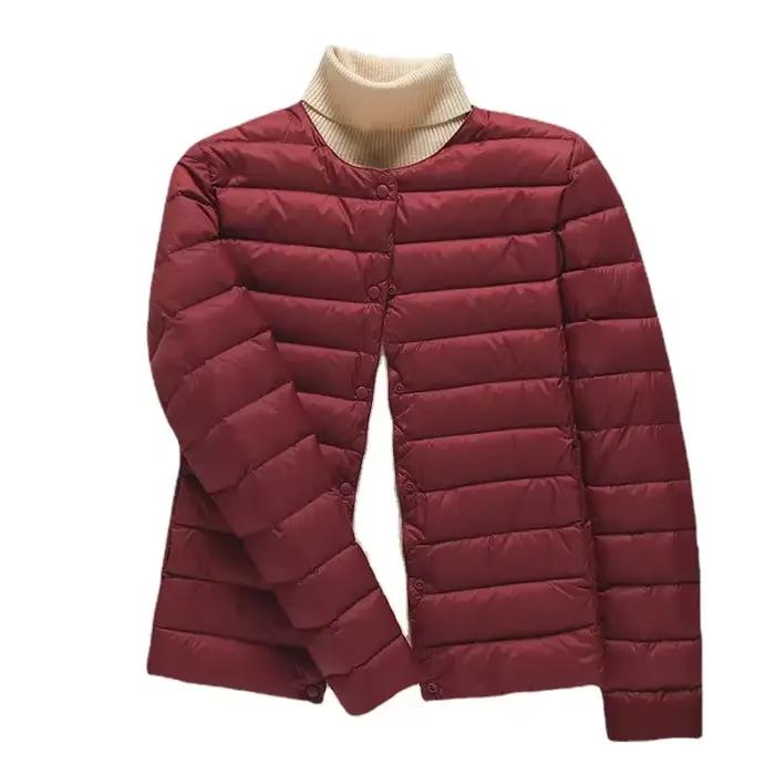 Vestes bouffantes en duvet de canard Ultra léger pour femmes