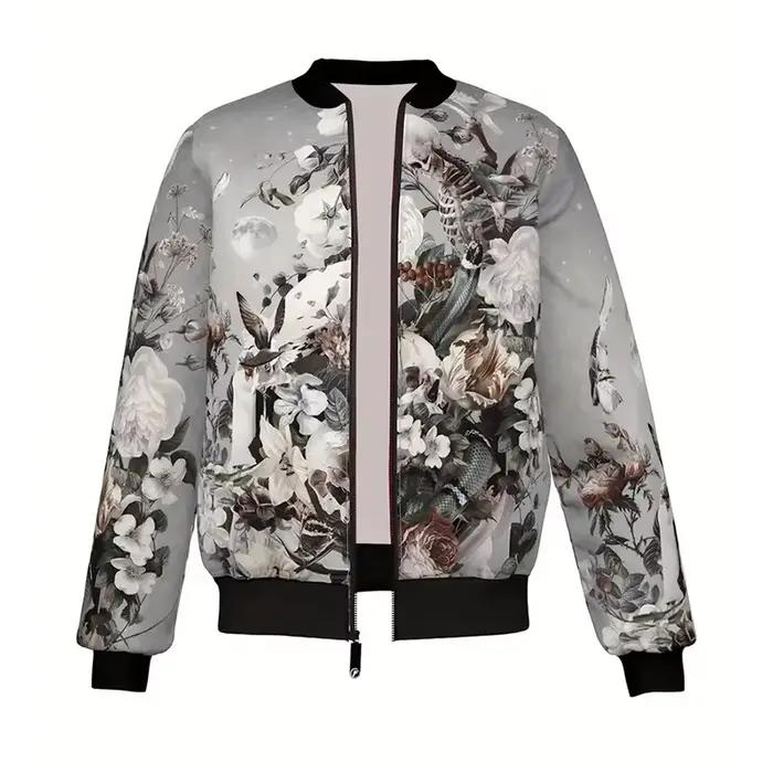 Veste à fleurs colorées rétro pour hommes