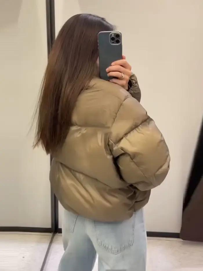 Veste matelassée vert Olive pour femme